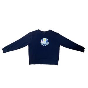 Under Armour Ryder Cup 2020 Crewneck Navy Sweatshirt Kids Size Large ⛳️